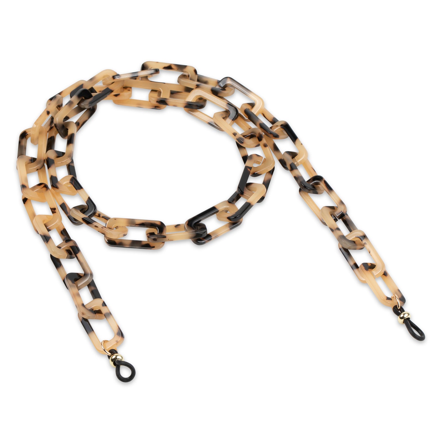Resin Glasögonkedja - Beige