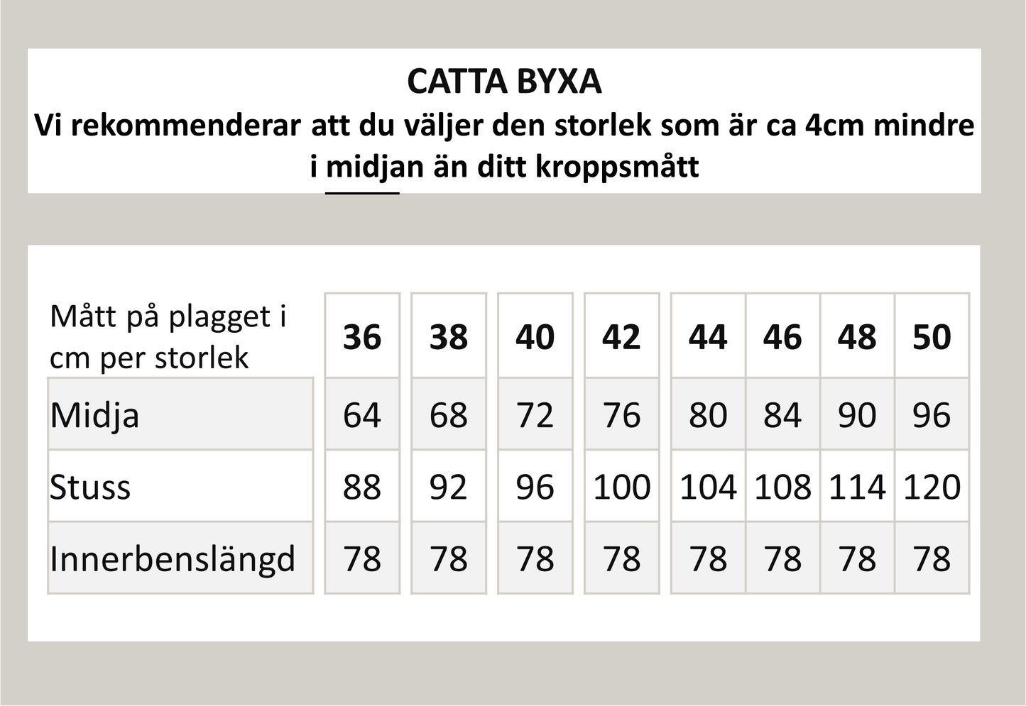 Catta byxa - Beige