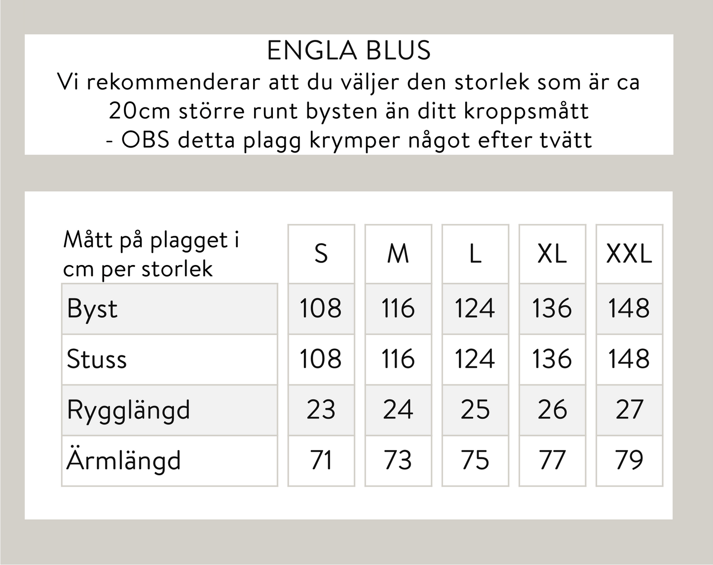Engla blus - Vit