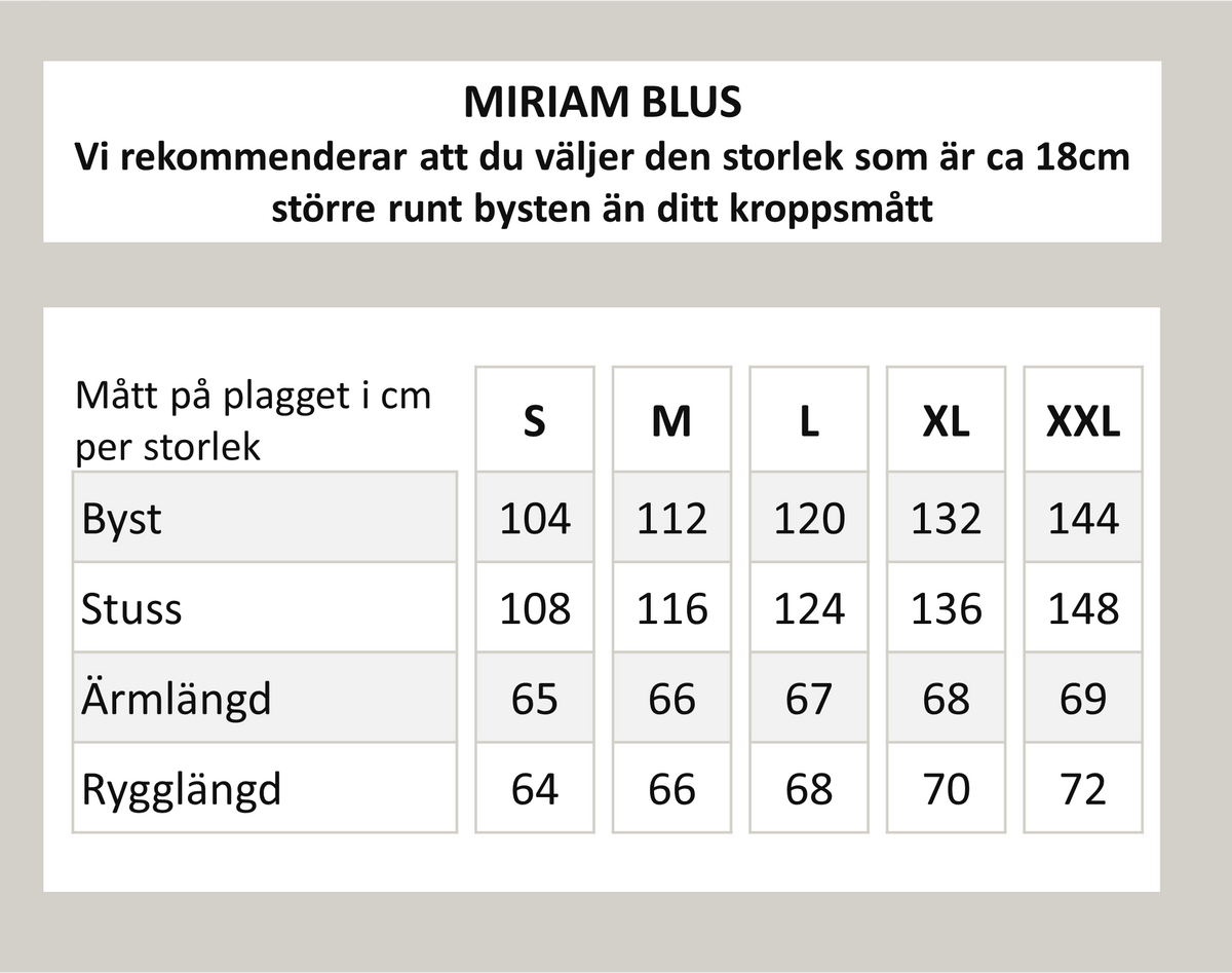 Miriam blus - Röd