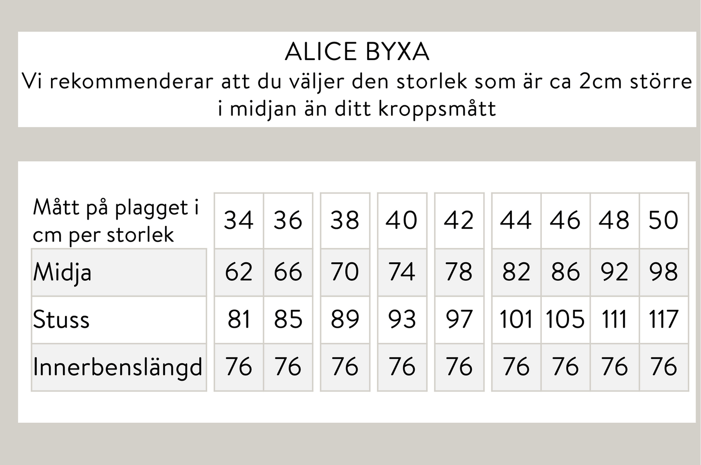 Alice byxa - Brun