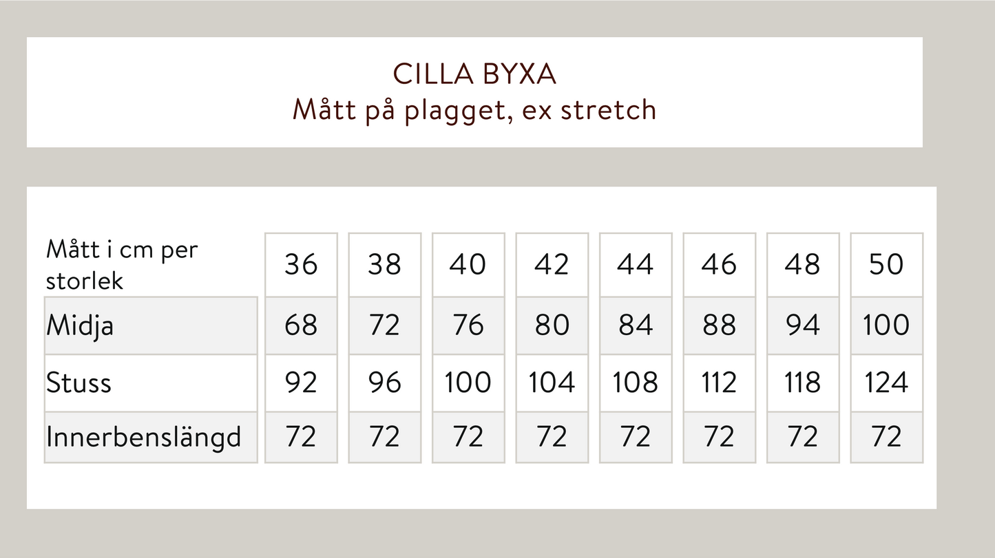 Cilla byxa - taupe