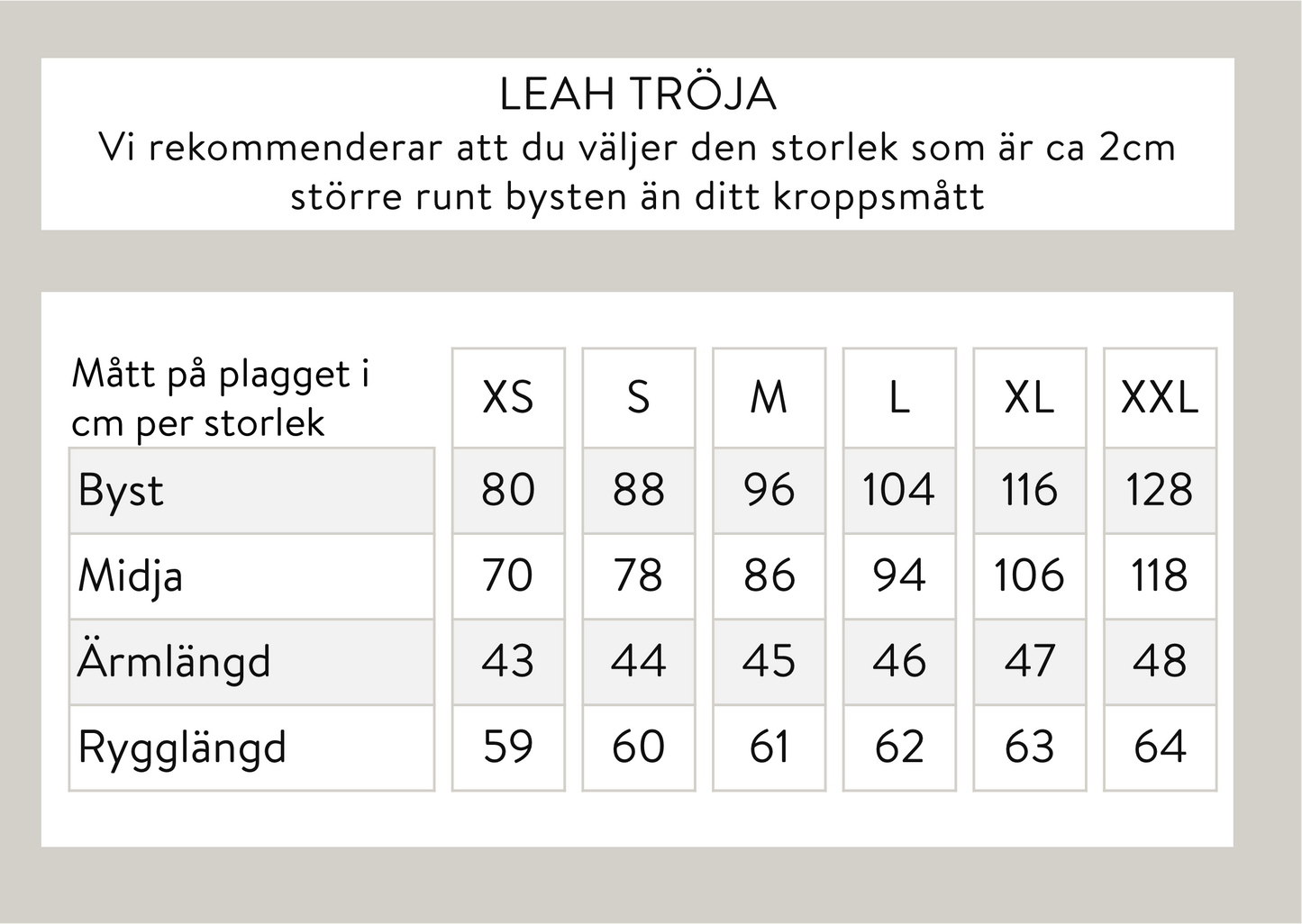 Leah pusero - ruskea