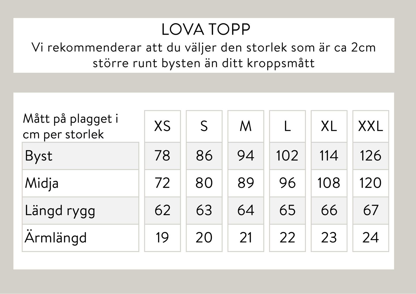 Lova topp - Vit