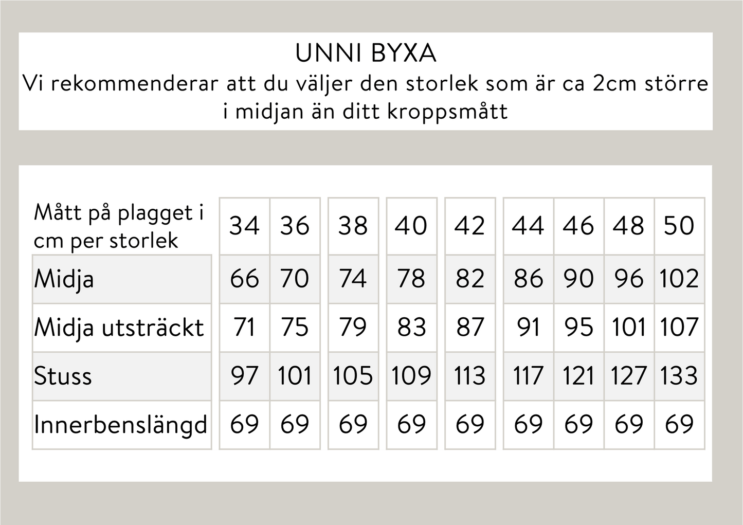 Unni byxa - blå