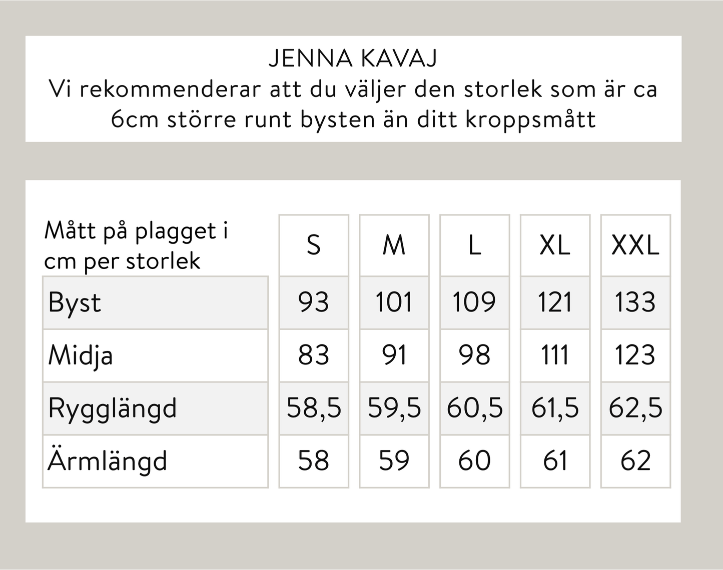 Jenna kavaj - Svart