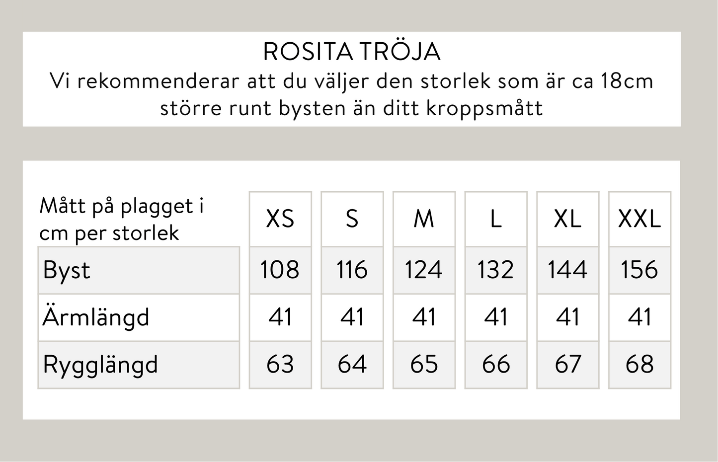 Rosita tröja - Ljusbeige