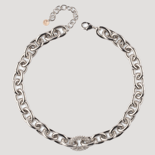 Biarritz Halsband Silver - Silver