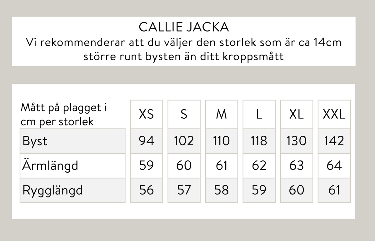 Callie jacka - Svart fuskmocka