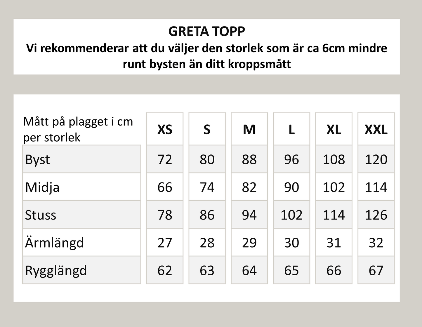 Greta topp - Vit