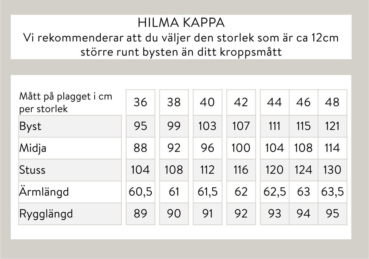 Hilma kappa - Mörkblå