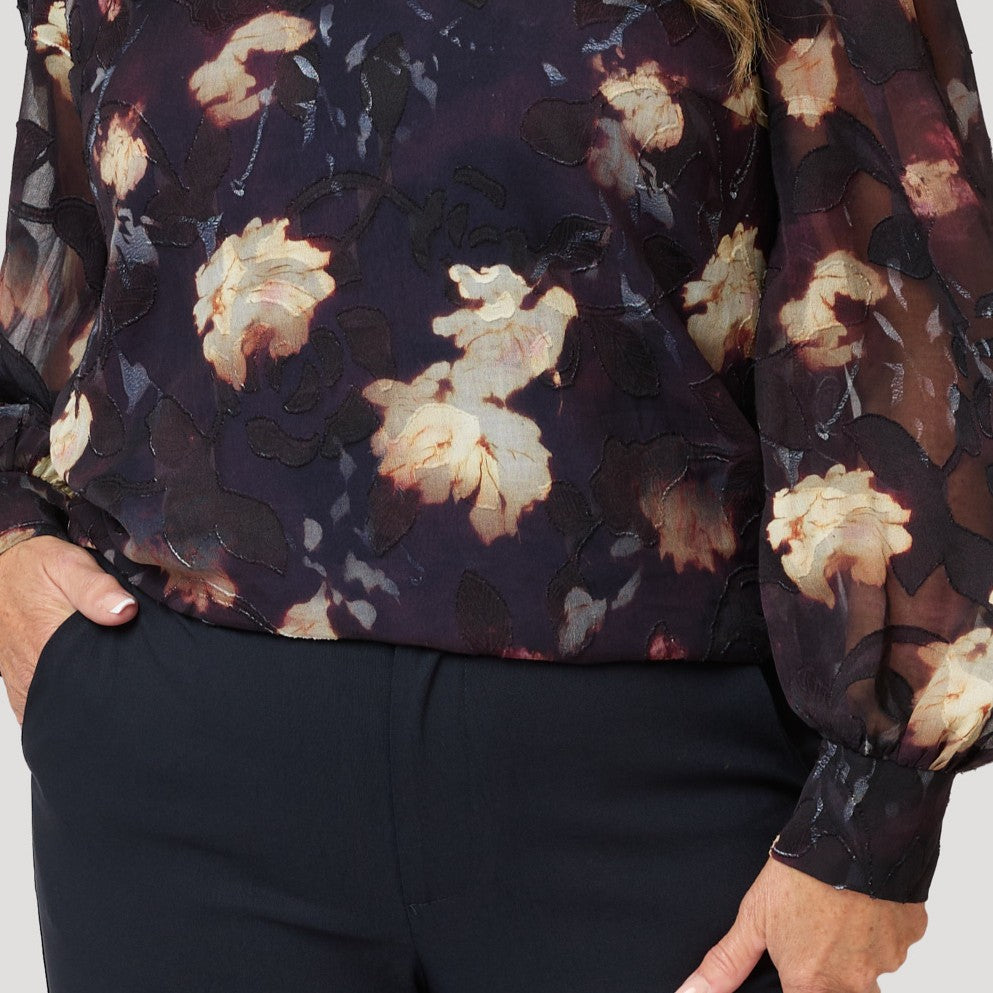 Isabelle blus - Blommig
