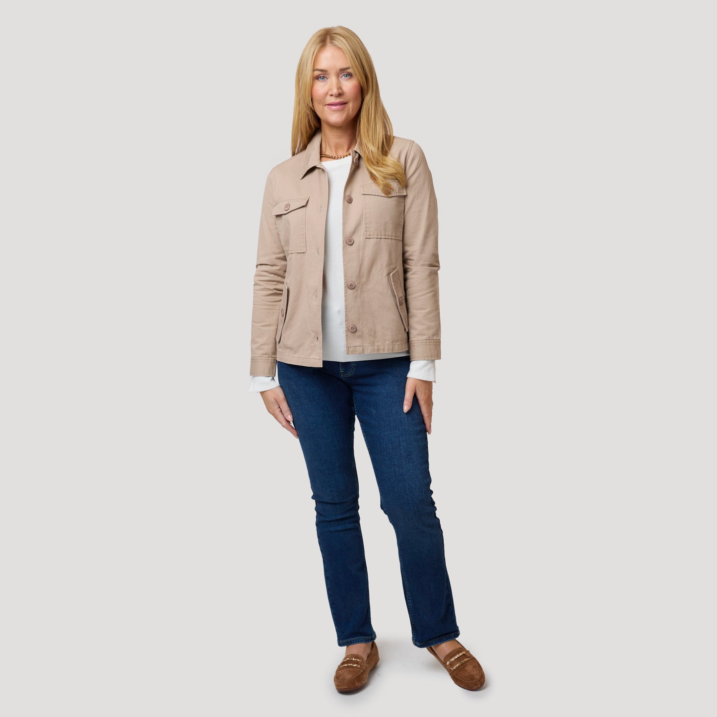 Alice denim extralång - Mörkblå