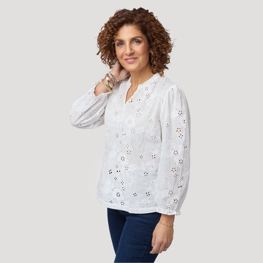 Bianca blus - Vit