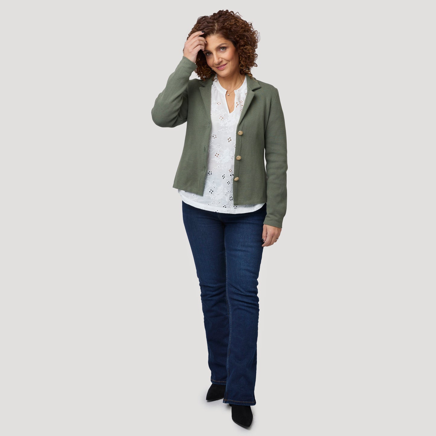 Bianca blus - Vit