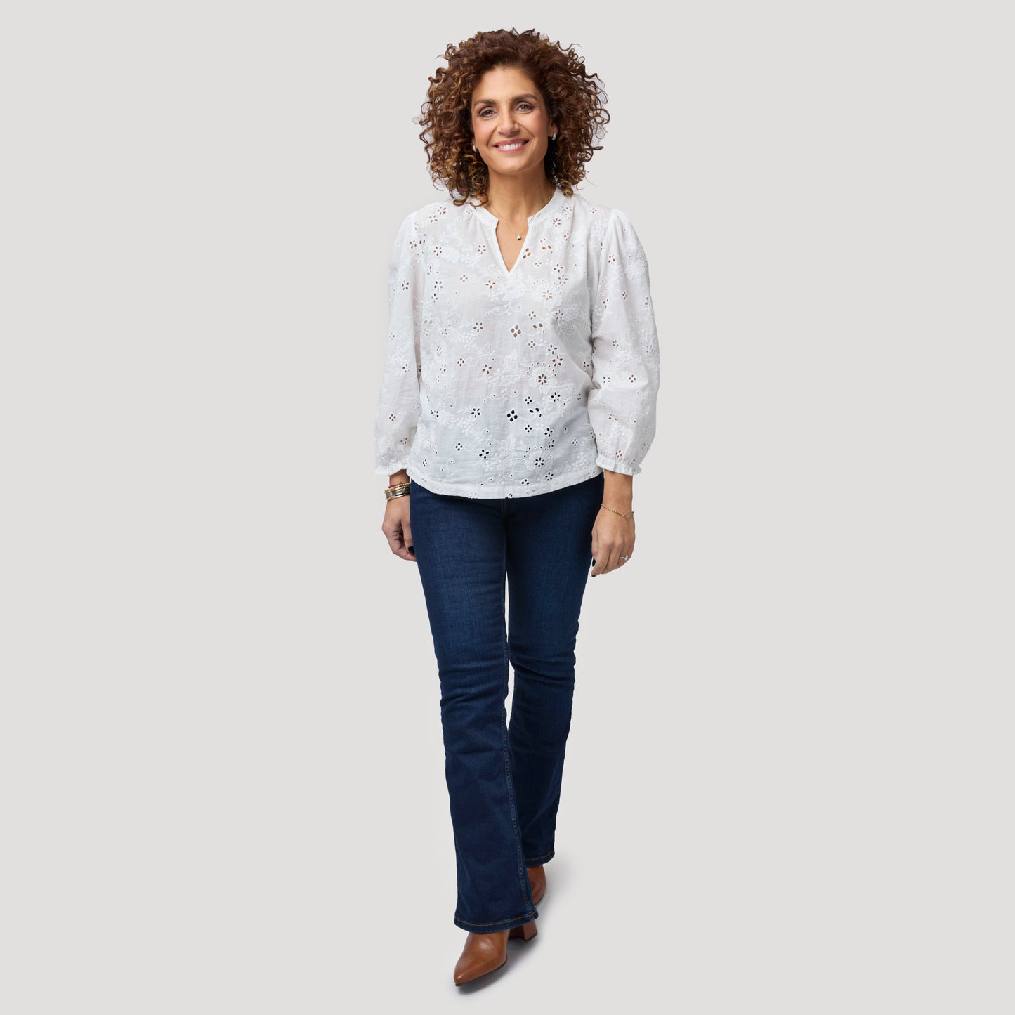 Bianca blus - Vit