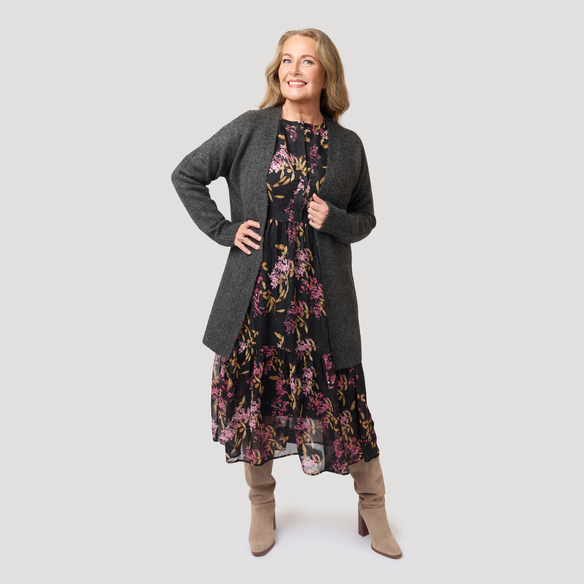 Camilla cardigan - grå