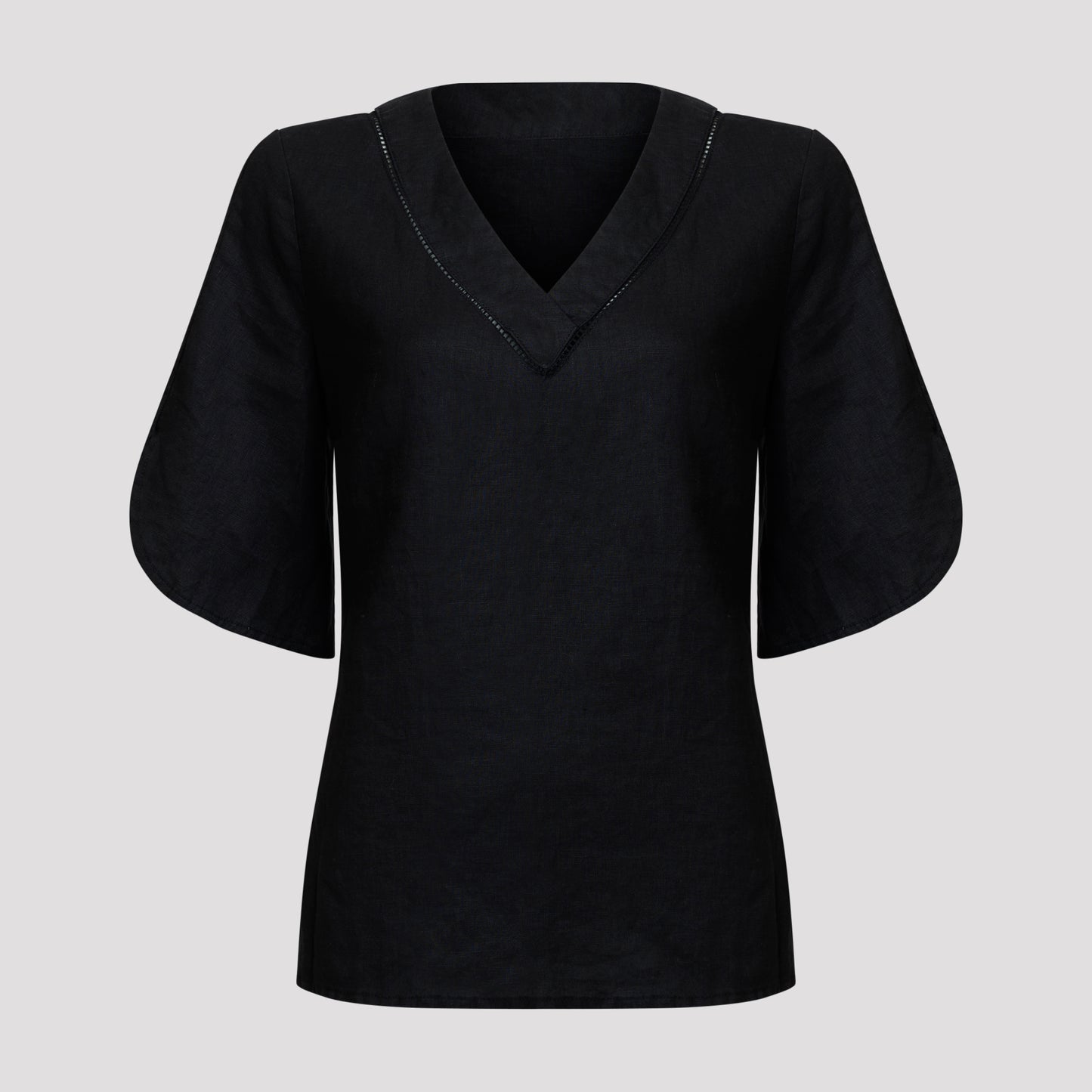 Emma linne blus - Svart