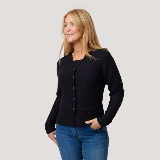 Francine cardigan - Svart