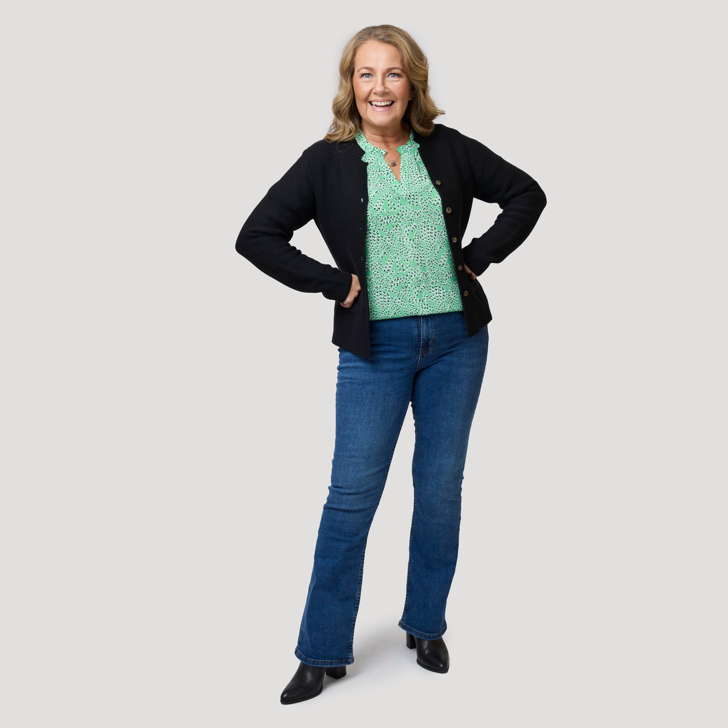 Francine cardigan - Svart