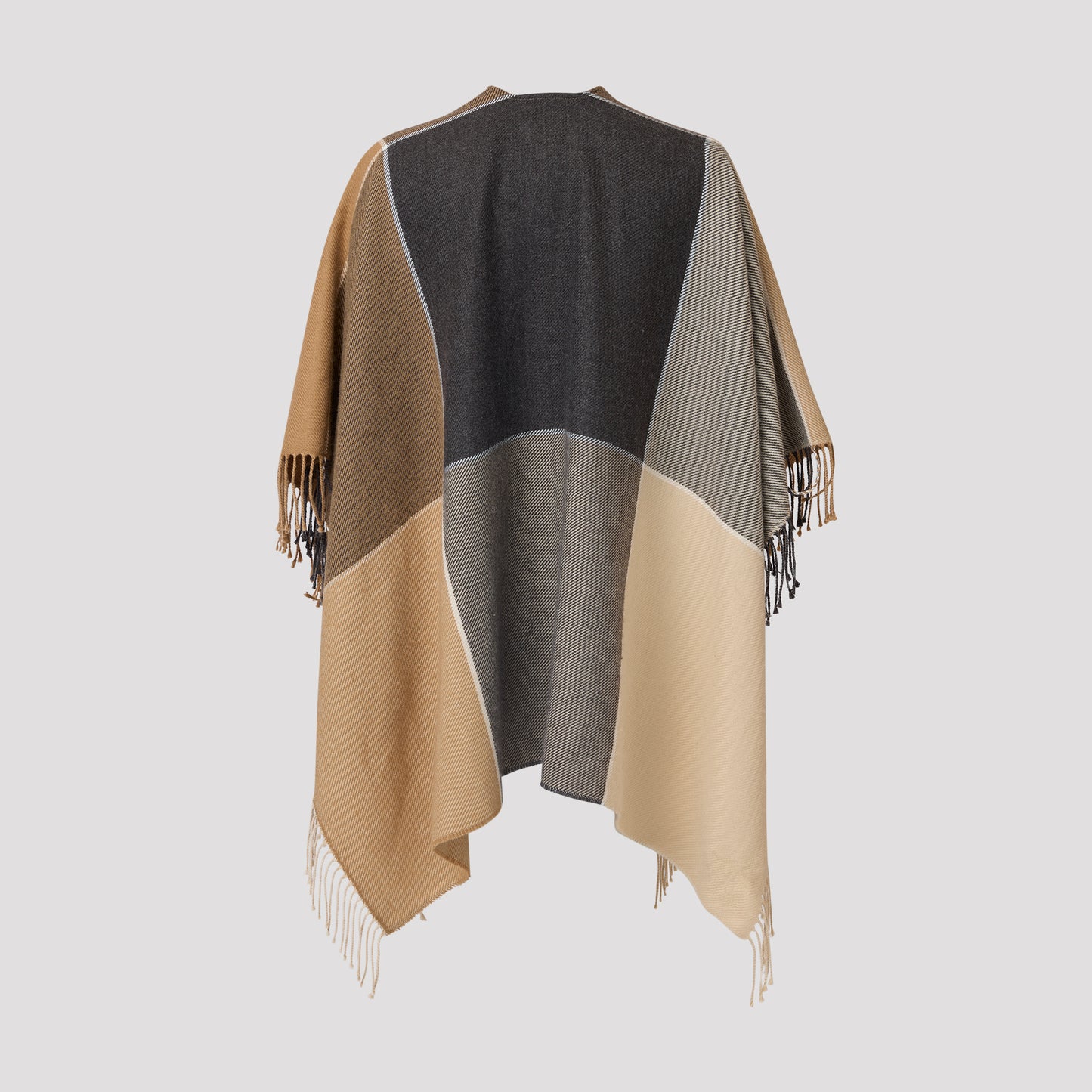 Frida poncho - rutig