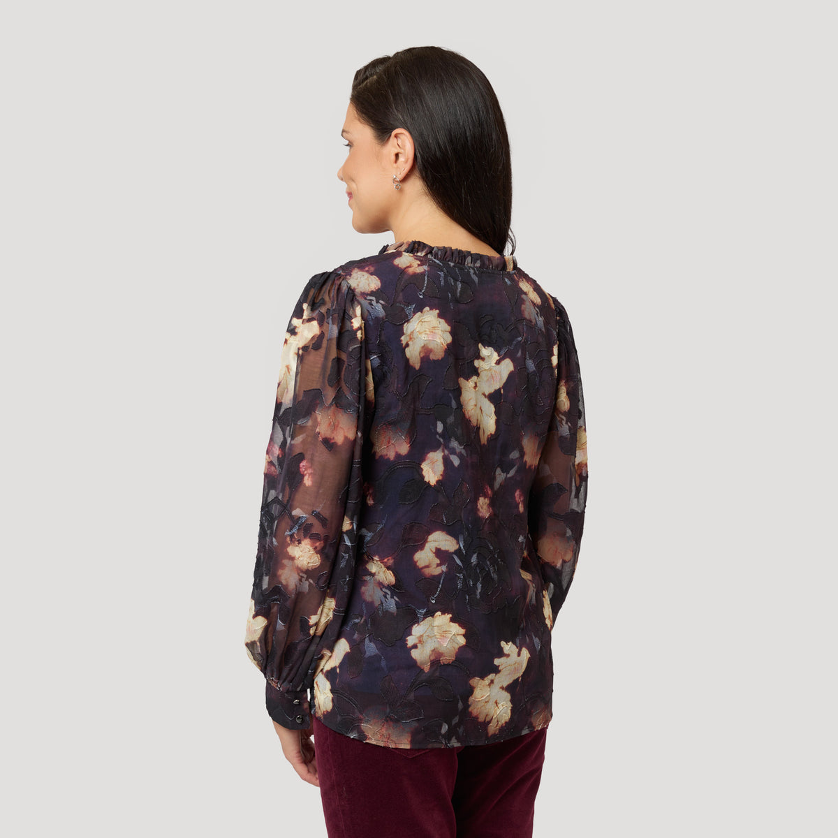 Isabelle blus - Blommig