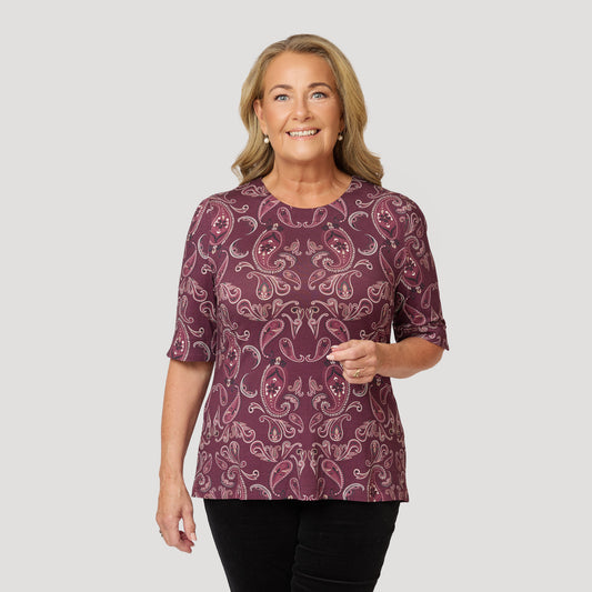 Linda topp - Plommon
