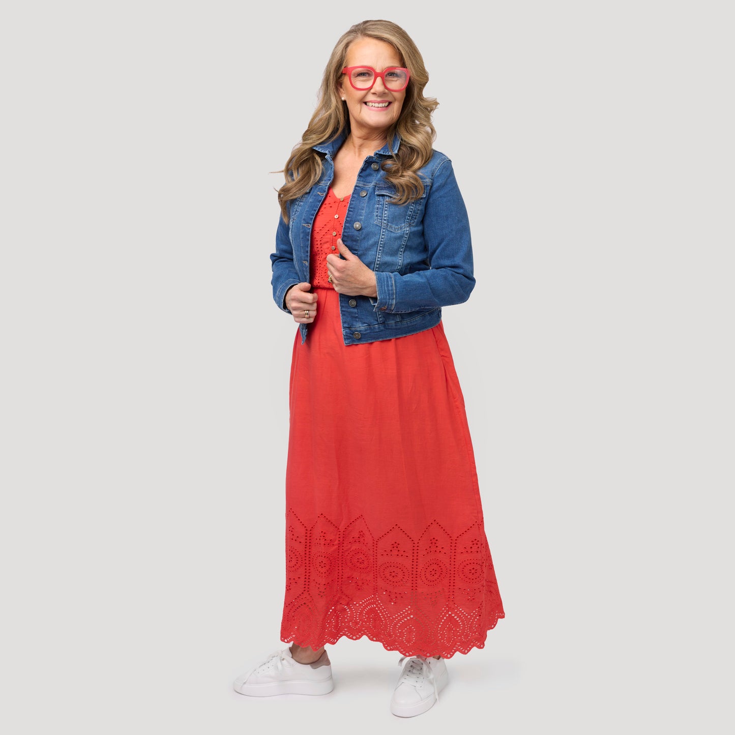 Lisa klänning - Röd