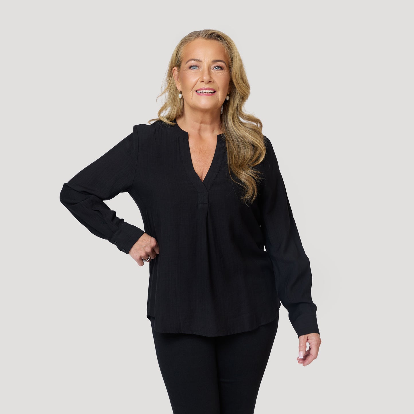 Lizette blus - Svart