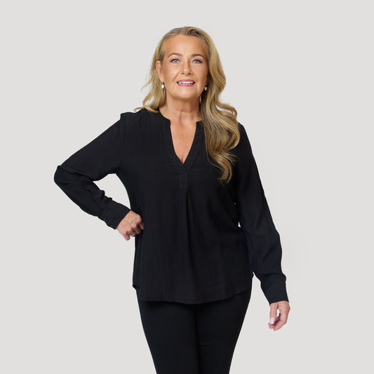 Lizette blus - Svart
