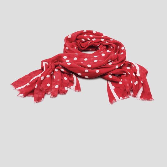 Sally scarf - Röd prick