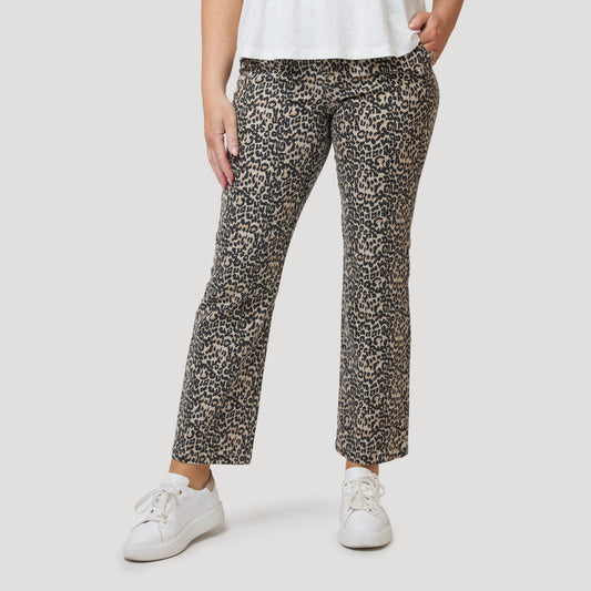 Shiela rak byxa - Leopard