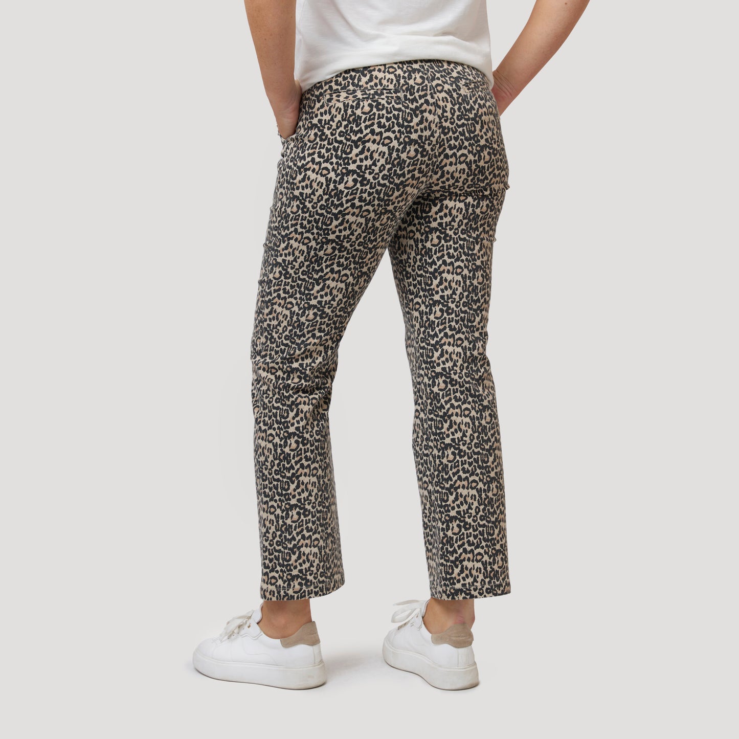 Shiela rak byxa - Leopard