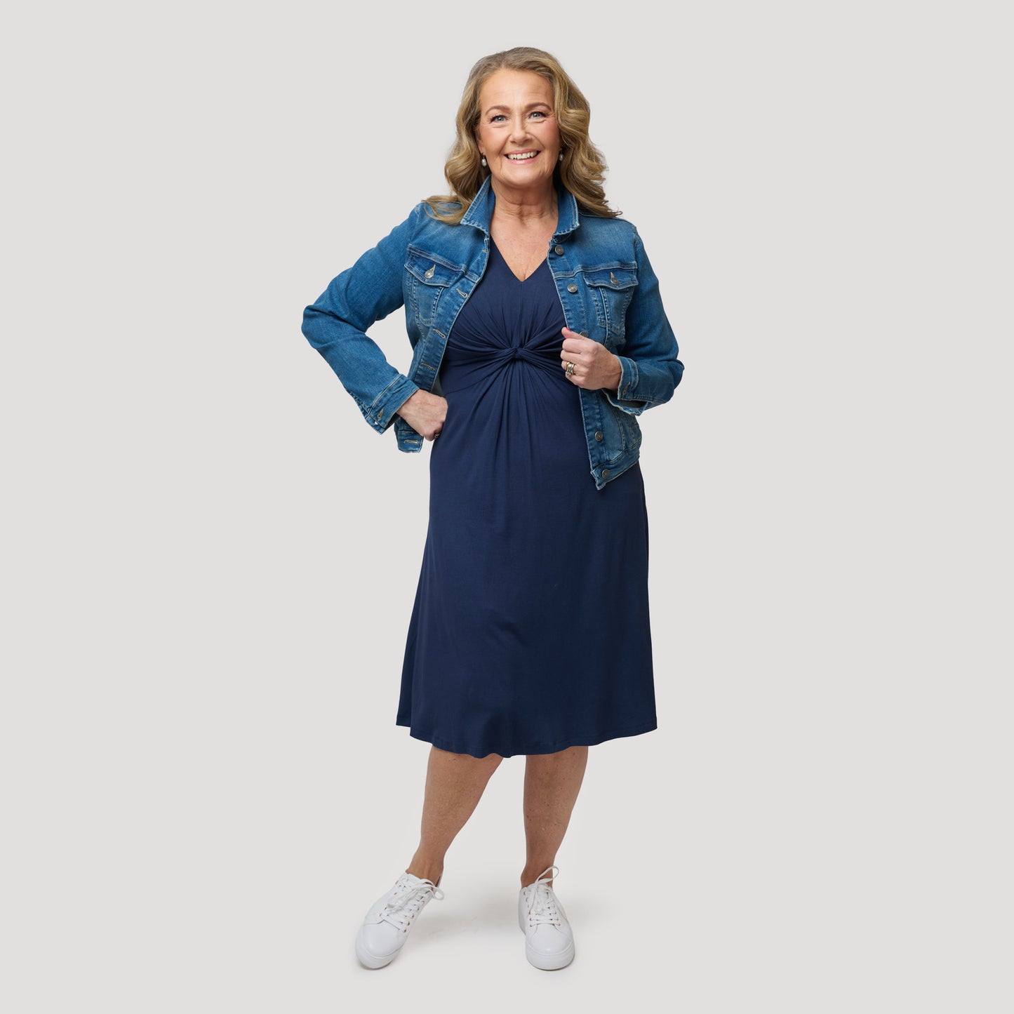 Smilla mekko - Tummansininen