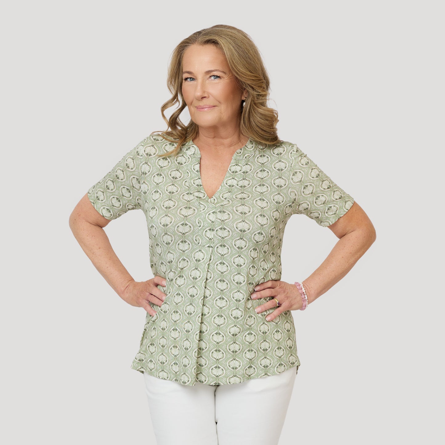 Ylva topp - Ljusgrön