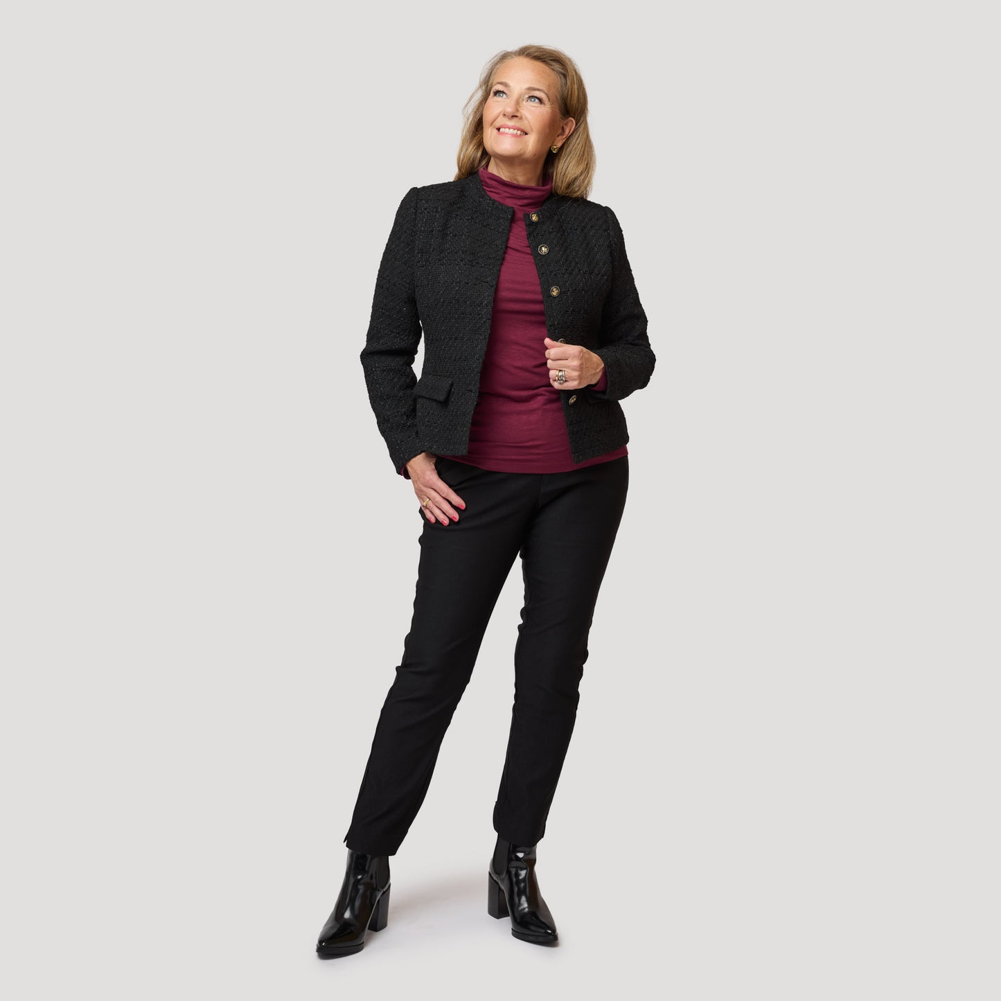 Bonnie polo - Vinröd