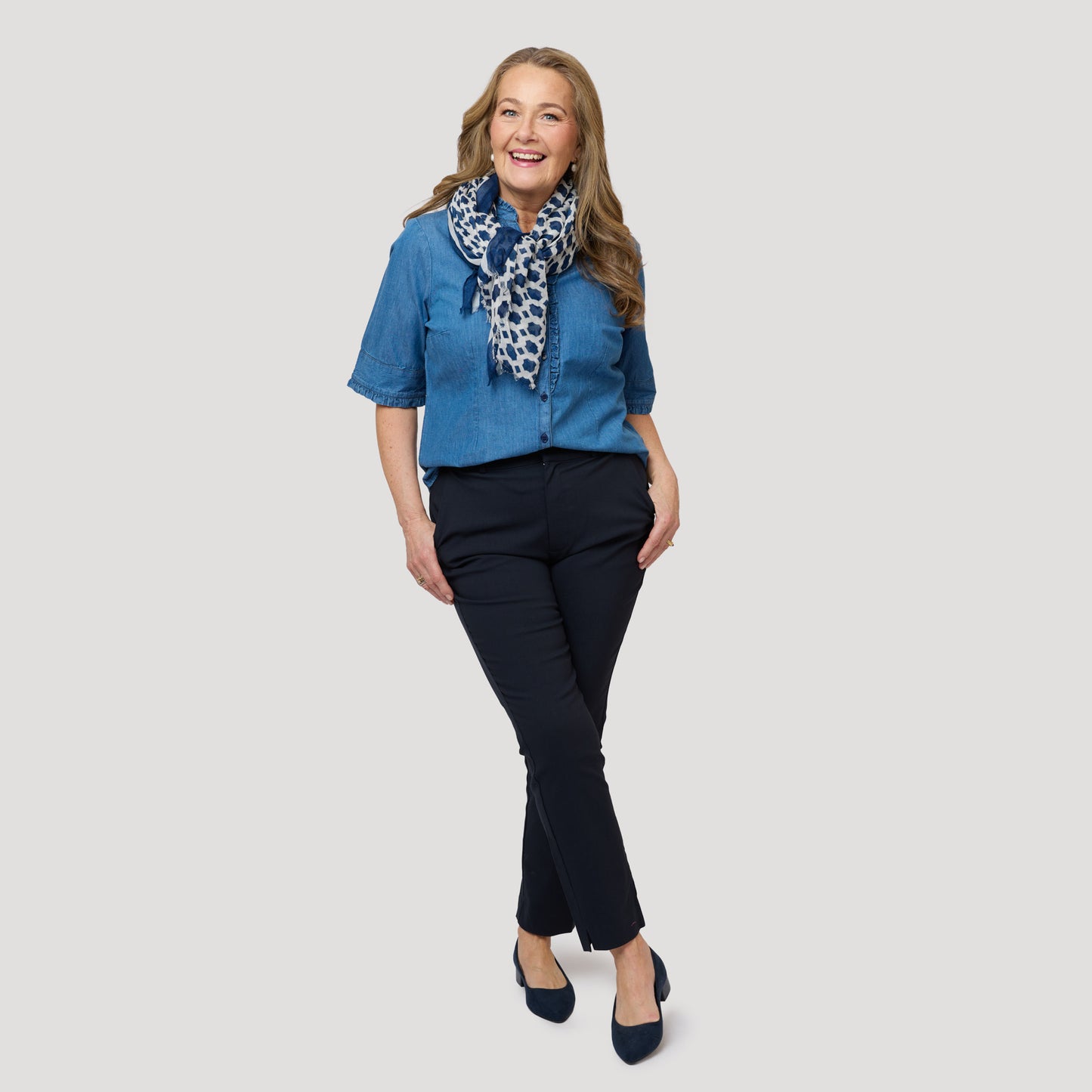 Dina blus - Denim