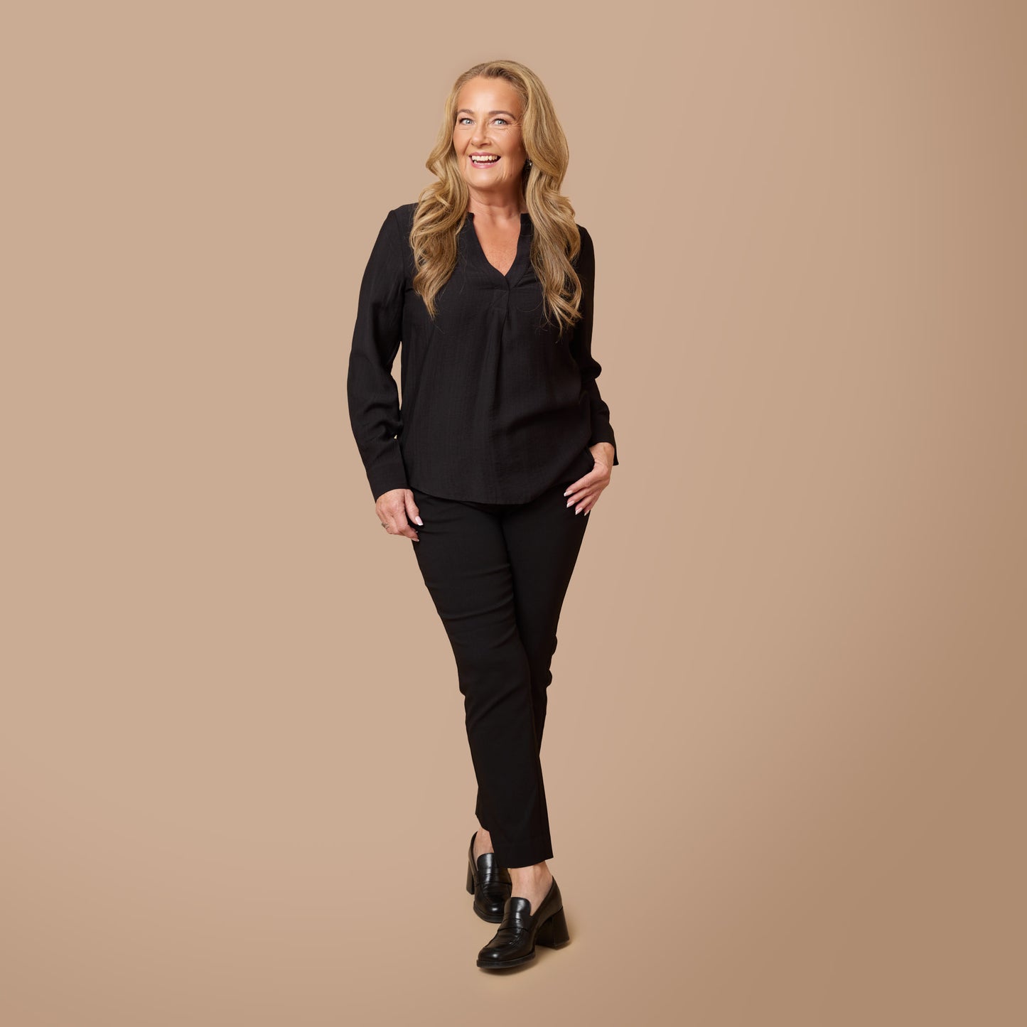 Lizette blus - Svart