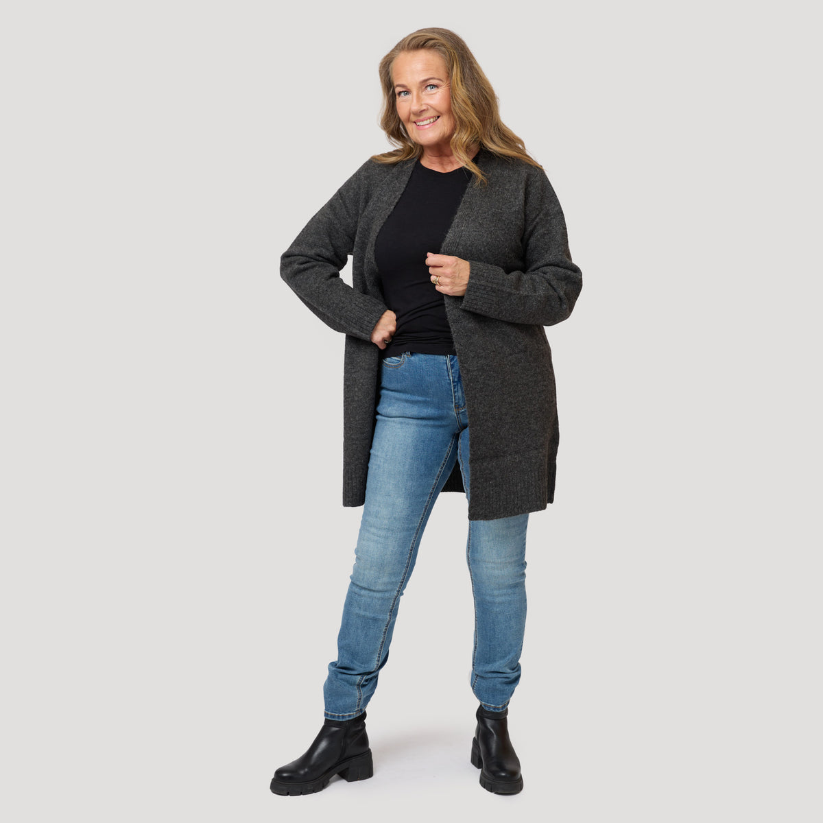 Camilla cardigan - grå