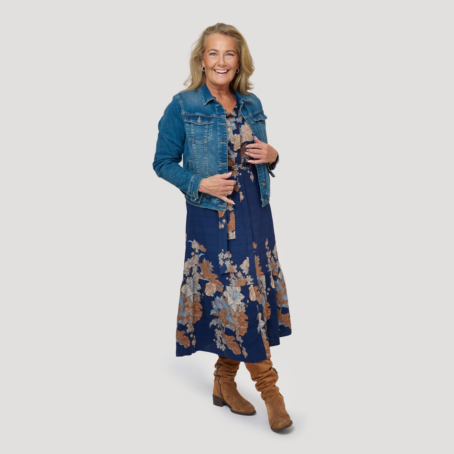 Tyra klänning - Blå