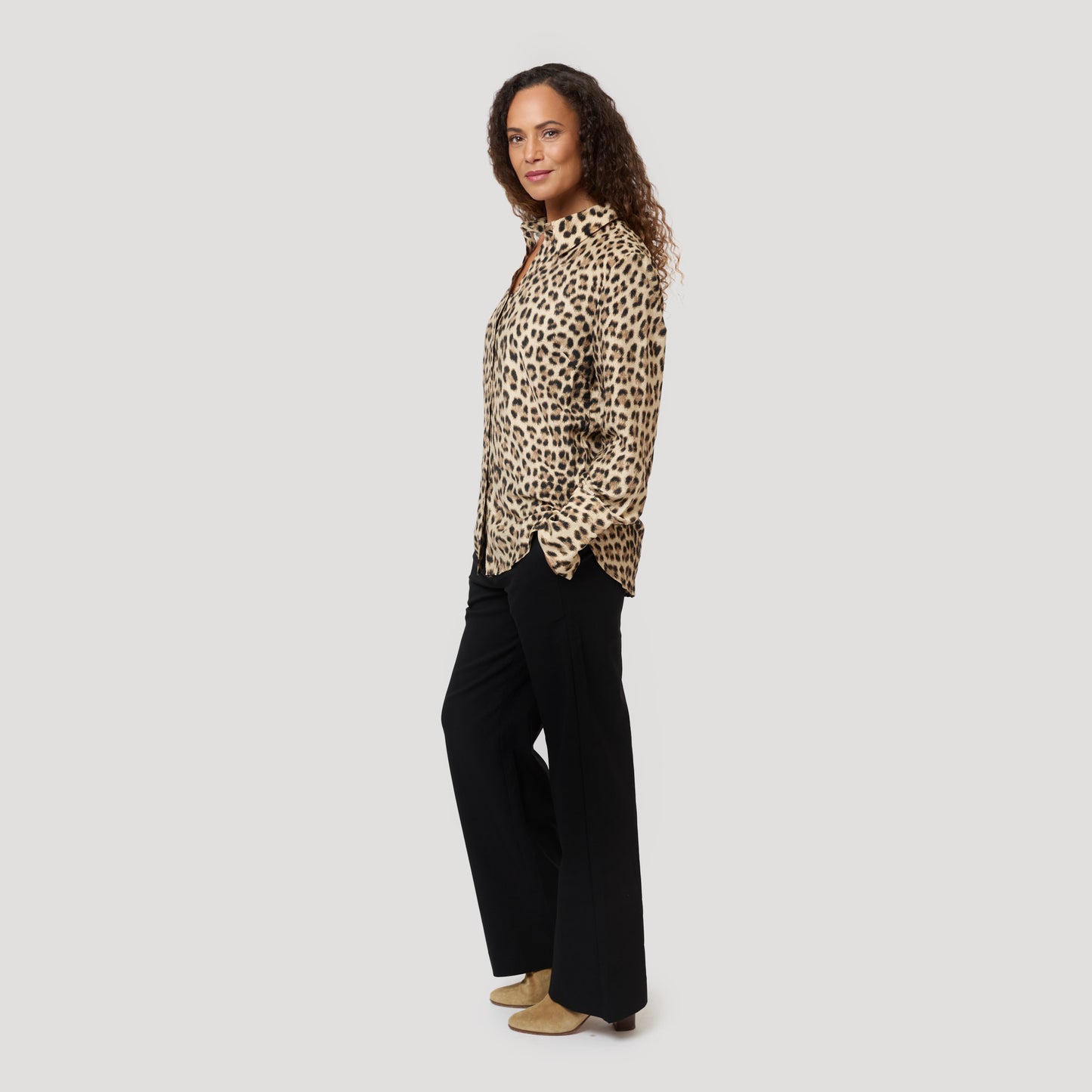 Elise skjorta - Leopard