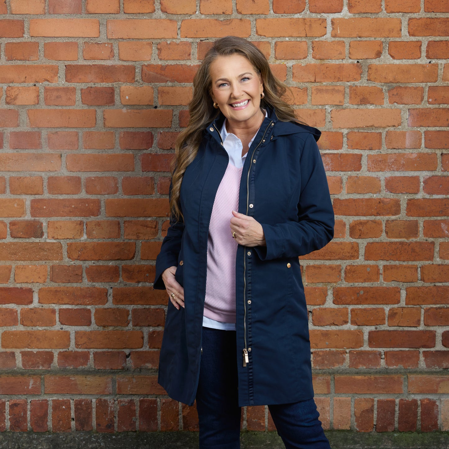 Rebecka jacka - Mörkblå