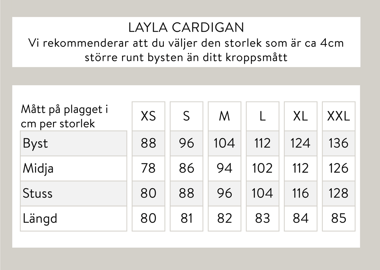 Layla cardigan - Brun