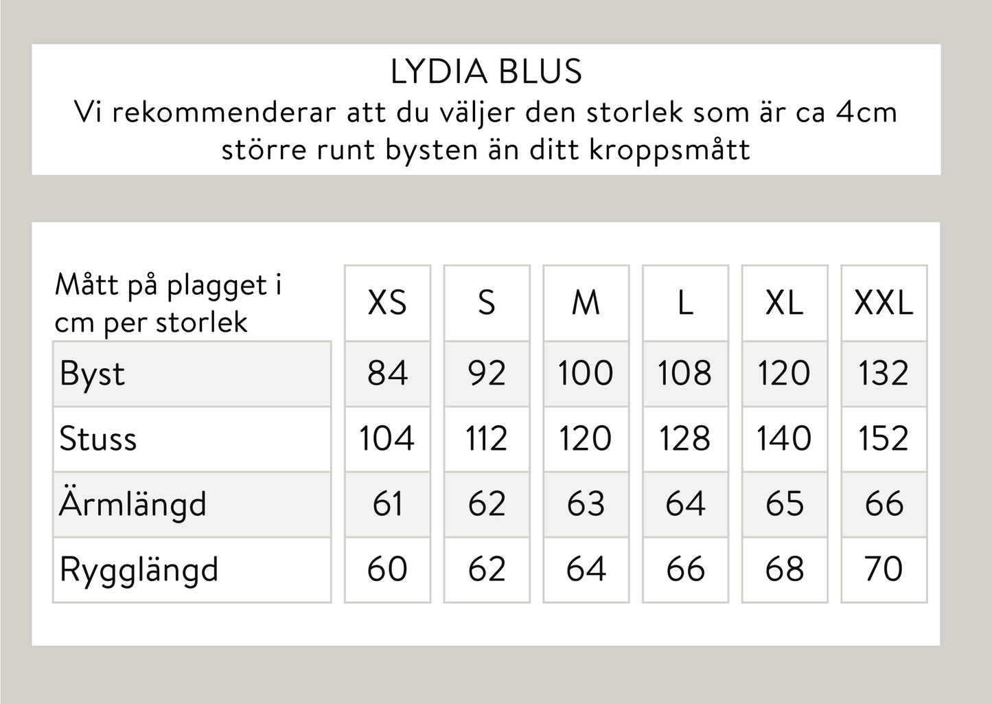 Lydia blus - Röd