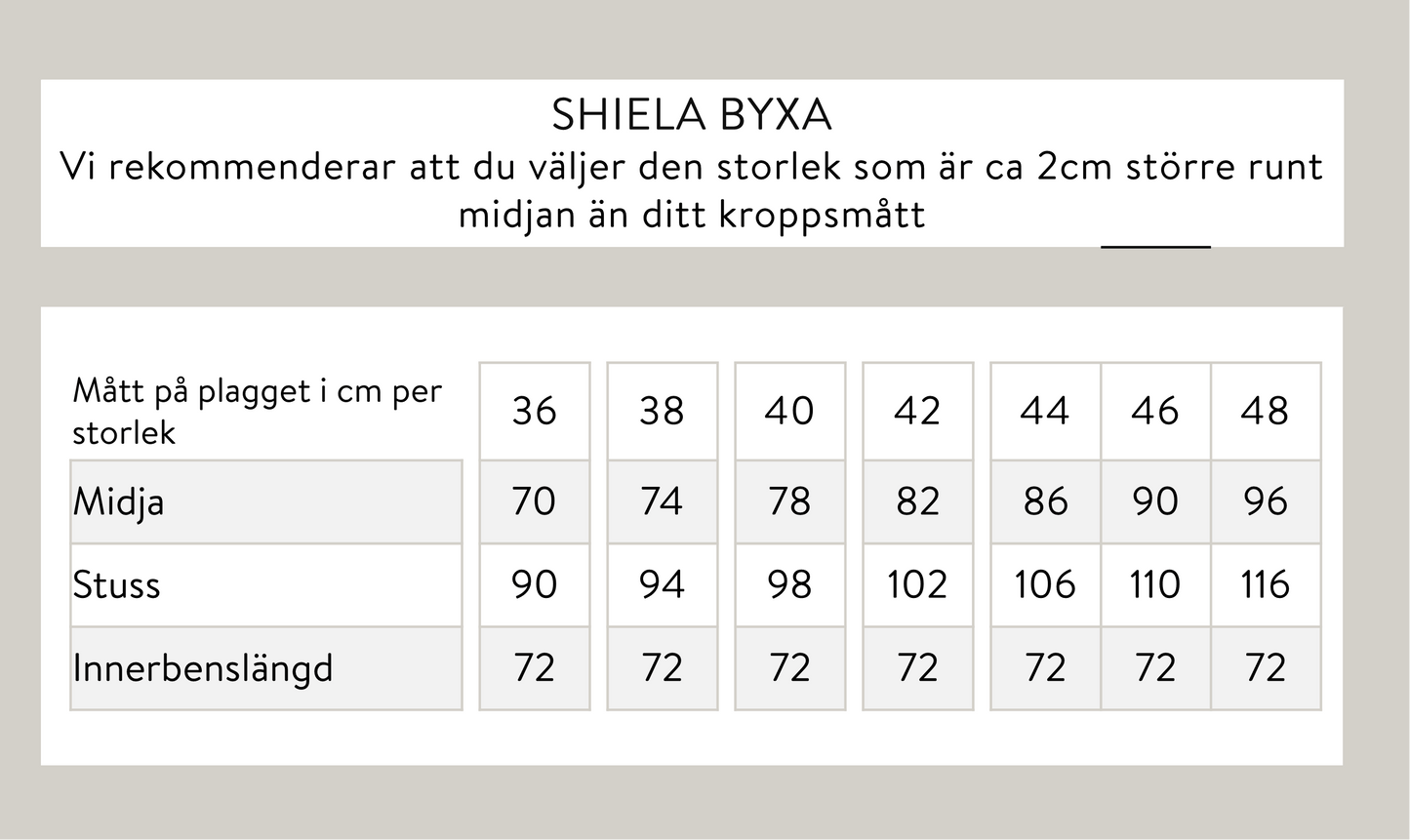 Shiela rak byxa - Leopard