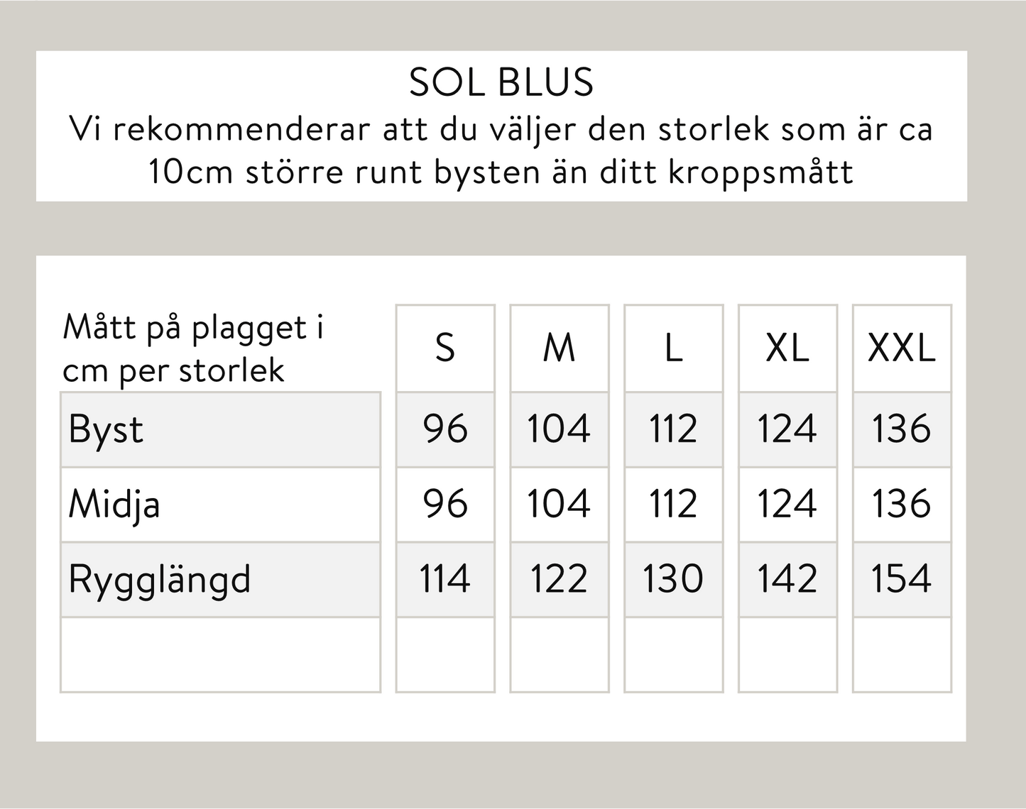 Sol blus - Blå