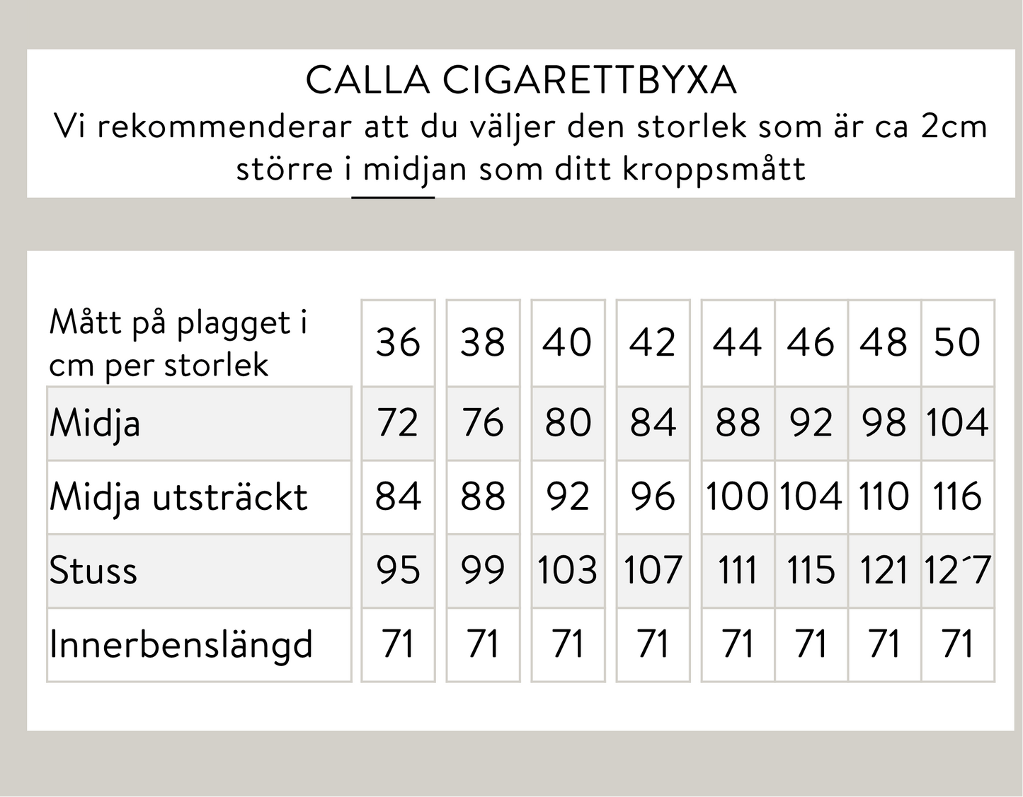 Calla cigarettbyxa - Mörkblå