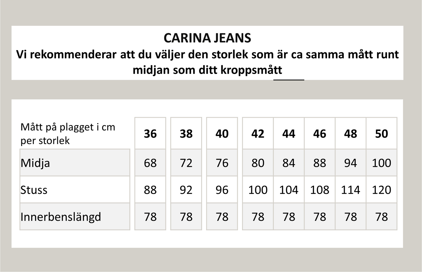 Carina denim - Blå