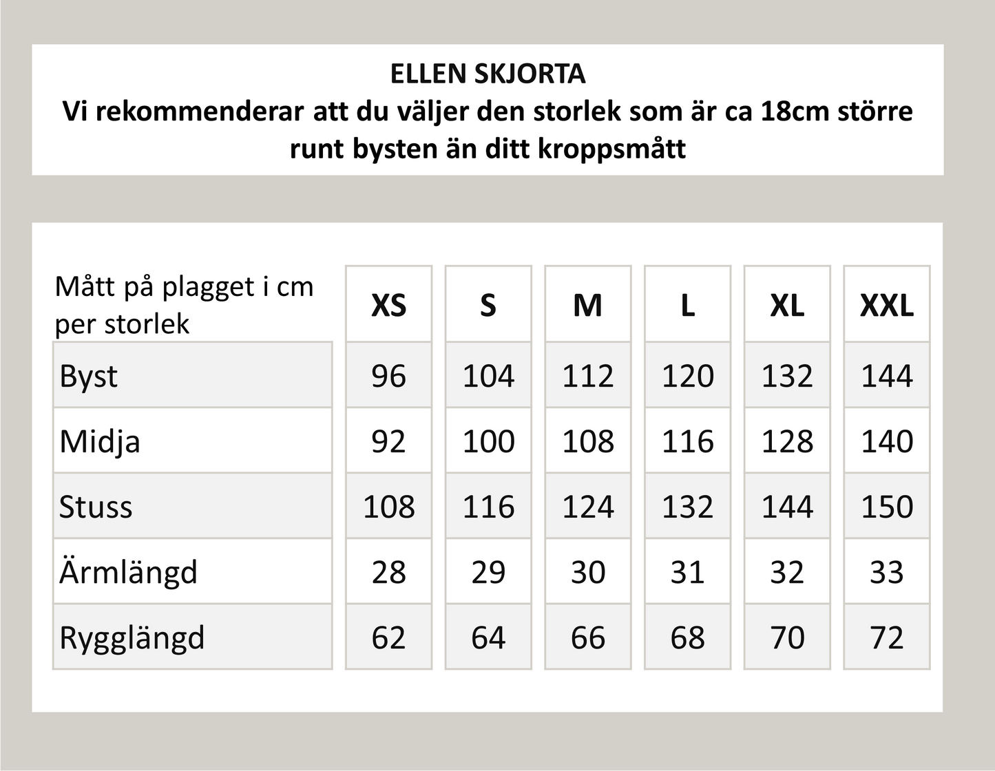 Ellen skjorta - Vit