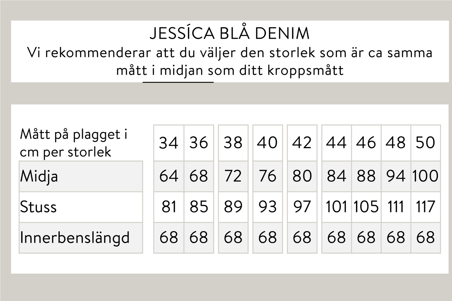 Jessica jeans - Mörkblå